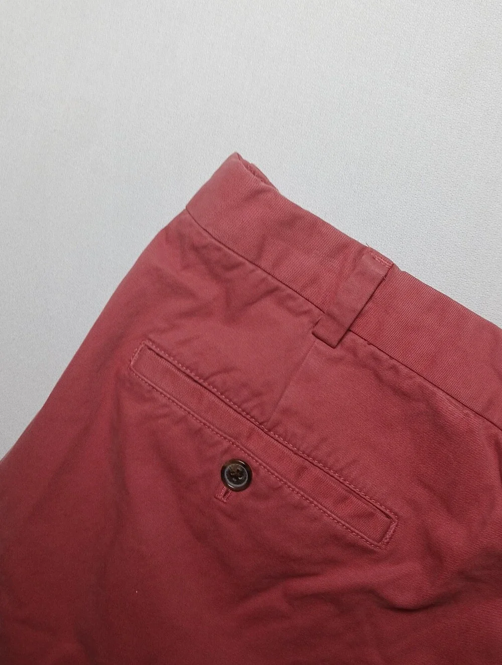 Brooks Brothers Mens Cotton Twill Bermuda Shorts Size 38 Coral 9.5